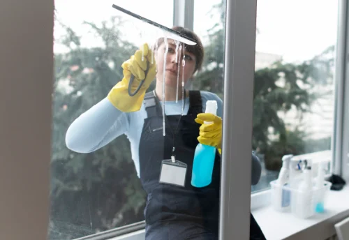Nettoyage de vitres intérieures et extérieures au Saint